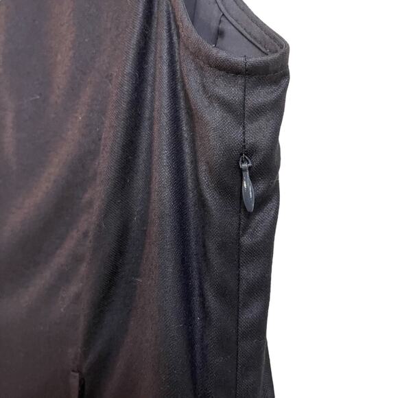 Theory Sleeveless Fitted Wool Blend Sheath Dress - Picture 6 of 8